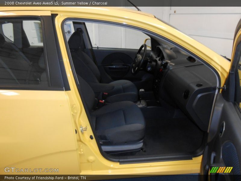 Summer Yellow / Charcoal 2008 Chevrolet Aveo Aveo5 LS