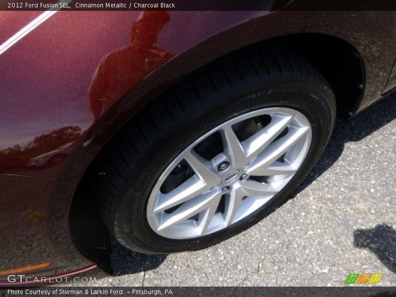 Cinnamon Metallic / Charcoal Black 2012 Ford Fusion SEL