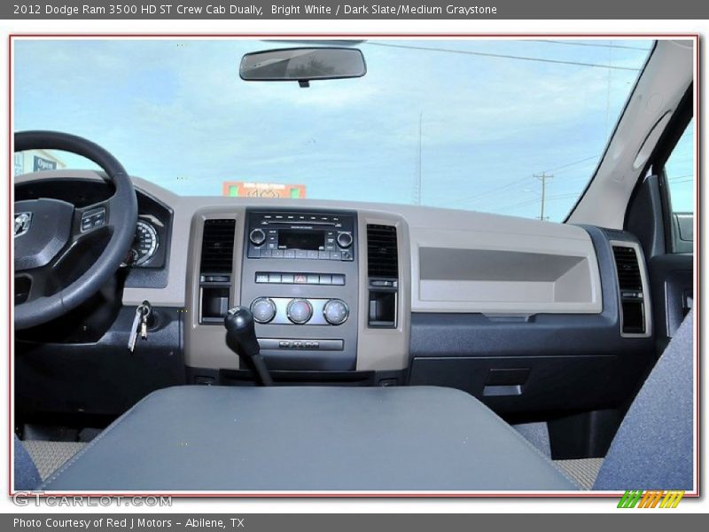 Bright White / Dark Slate/Medium Graystone 2012 Dodge Ram 3500 HD ST Crew Cab Dually