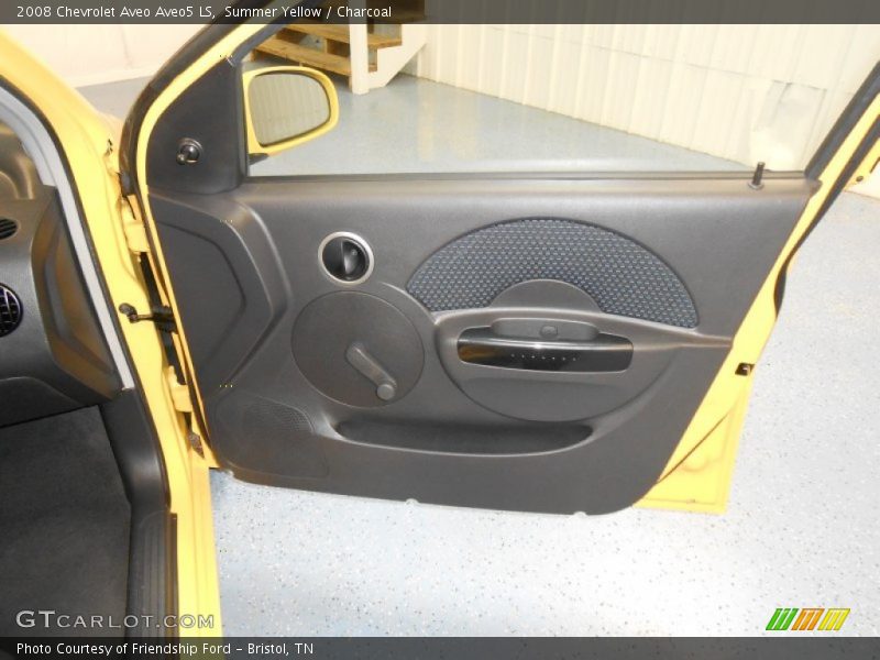 Summer Yellow / Charcoal 2008 Chevrolet Aveo Aveo5 LS