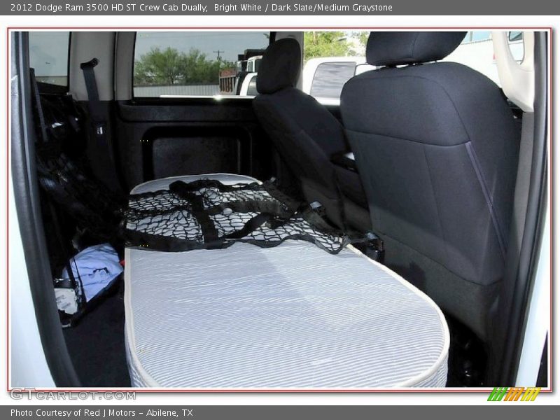 Bright White / Dark Slate/Medium Graystone 2012 Dodge Ram 3500 HD ST Crew Cab Dually