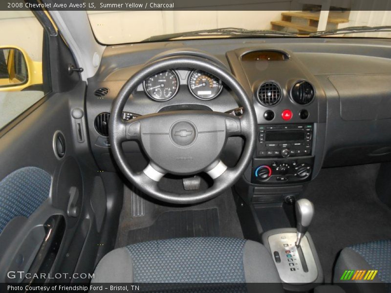 Summer Yellow / Charcoal 2008 Chevrolet Aveo Aveo5 LS