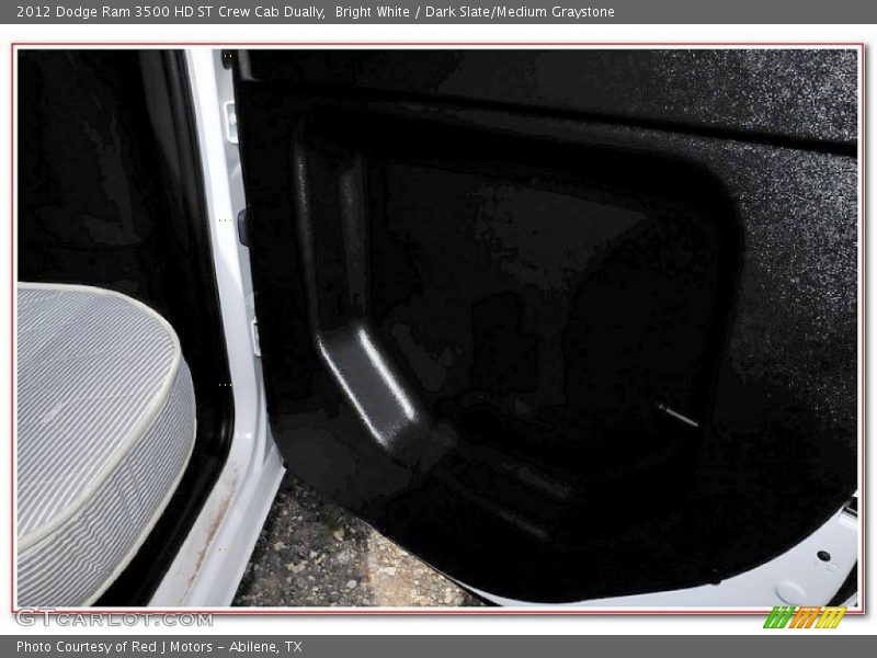 Bright White / Dark Slate/Medium Graystone 2012 Dodge Ram 3500 HD ST Crew Cab Dually