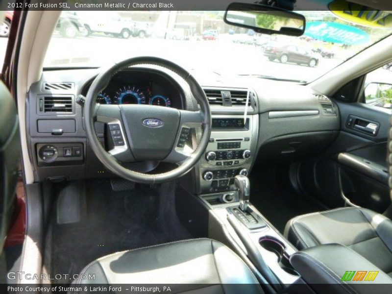 Cinnamon Metallic / Charcoal Black 2012 Ford Fusion SEL