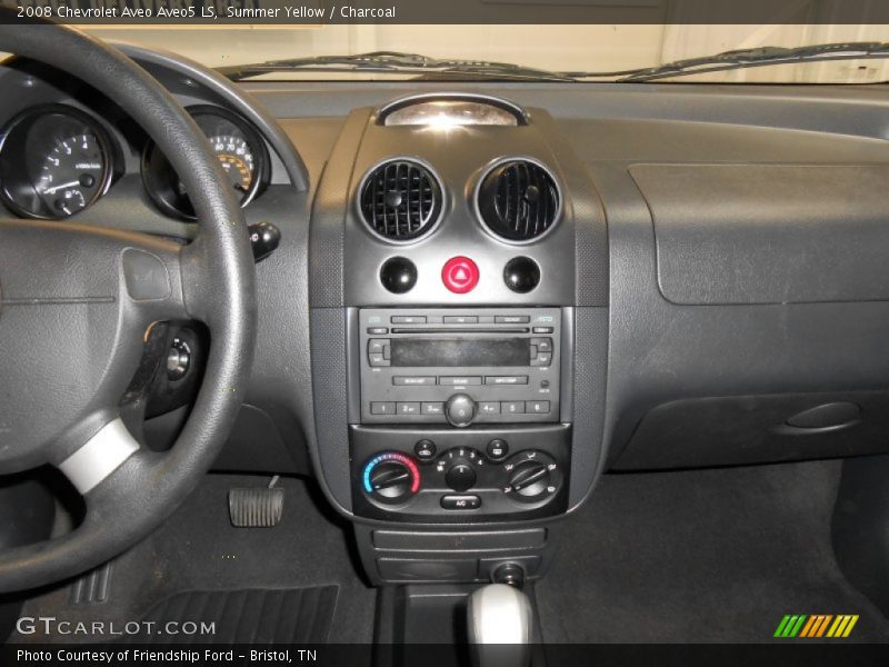 Summer Yellow / Charcoal 2008 Chevrolet Aveo Aveo5 LS