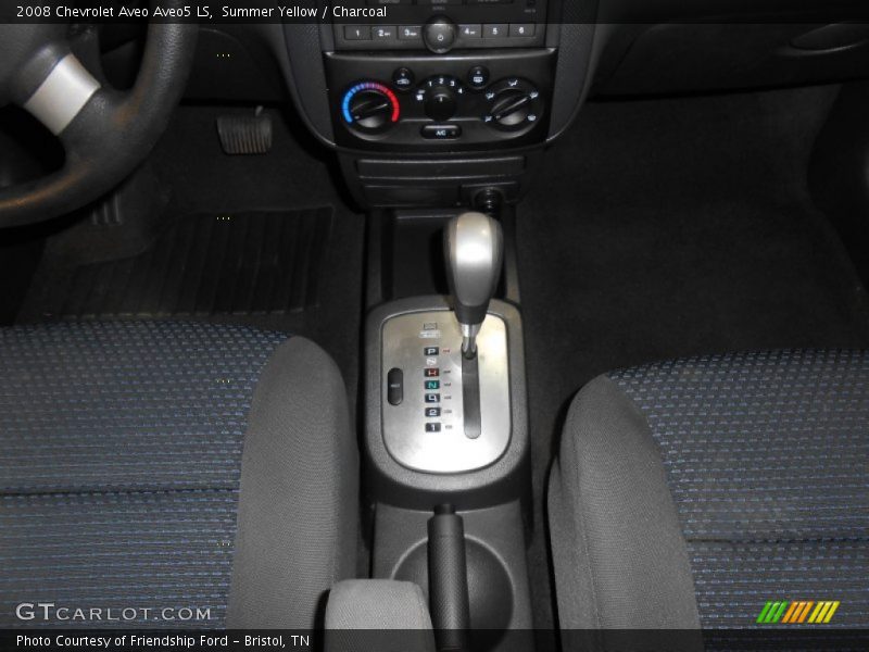 Summer Yellow / Charcoal 2008 Chevrolet Aveo Aveo5 LS