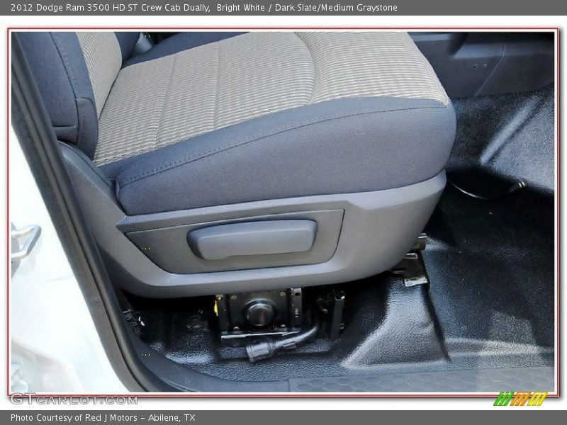 Bright White / Dark Slate/Medium Graystone 2012 Dodge Ram 3500 HD ST Crew Cab Dually