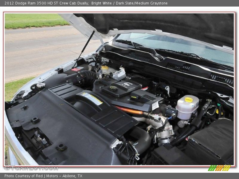 Bright White / Dark Slate/Medium Graystone 2012 Dodge Ram 3500 HD ST Crew Cab Dually