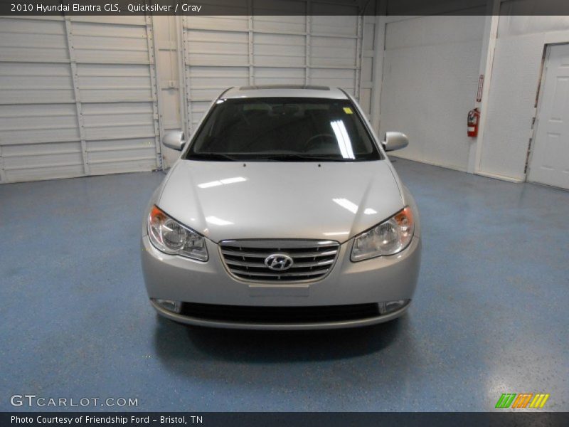 Quicksilver / Gray 2010 Hyundai Elantra GLS