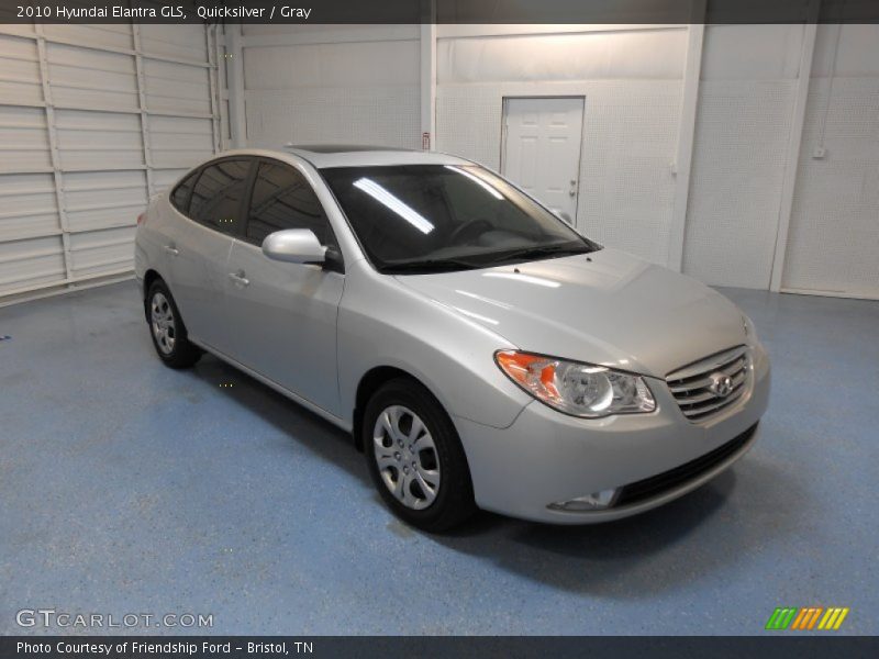 Quicksilver / Gray 2010 Hyundai Elantra GLS