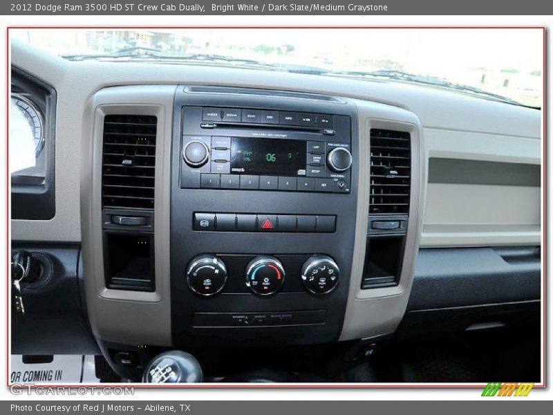 Bright White / Dark Slate/Medium Graystone 2012 Dodge Ram 3500 HD ST Crew Cab Dually