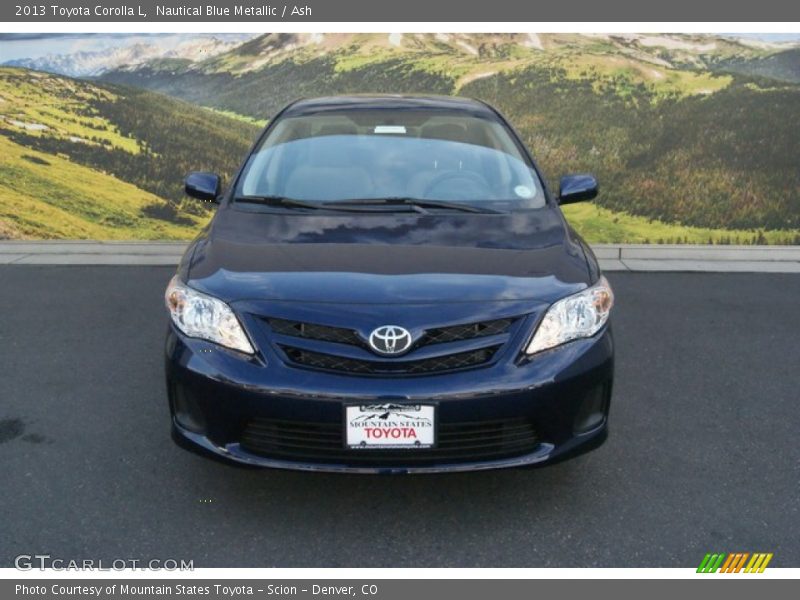 Nautical Blue Metallic / Ash 2013 Toyota Corolla L