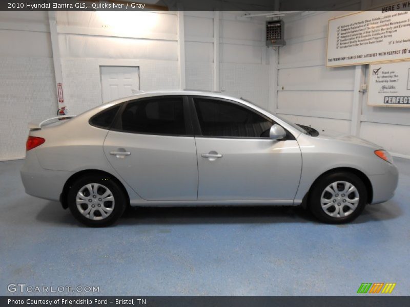 Quicksilver / Gray 2010 Hyundai Elantra GLS