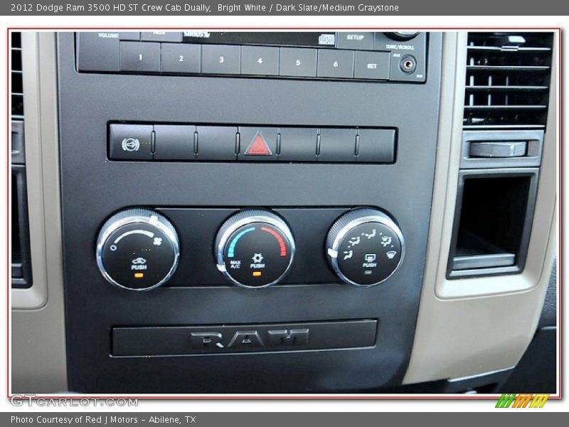 Bright White / Dark Slate/Medium Graystone 2012 Dodge Ram 3500 HD ST Crew Cab Dually