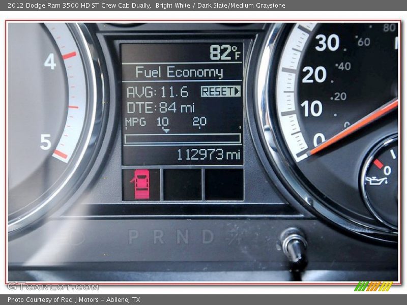 Bright White / Dark Slate/Medium Graystone 2012 Dodge Ram 3500 HD ST Crew Cab Dually