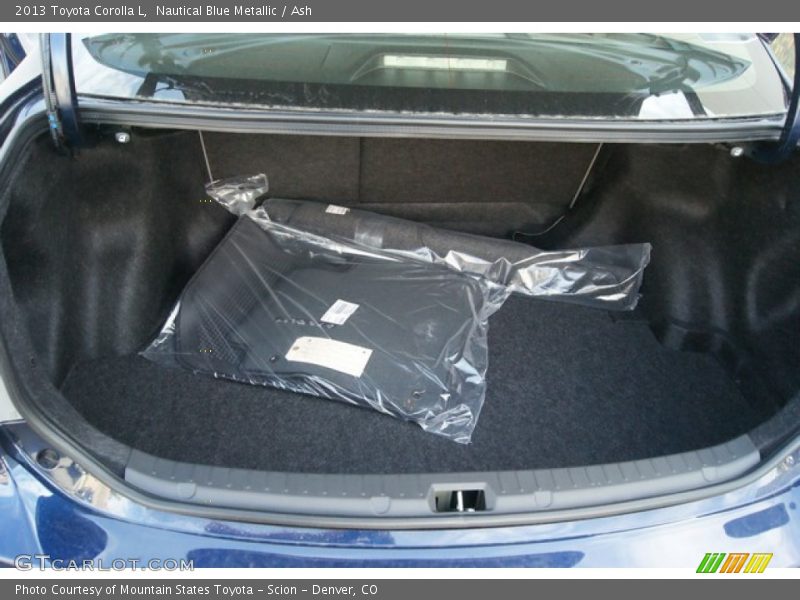  2013 Corolla L Trunk