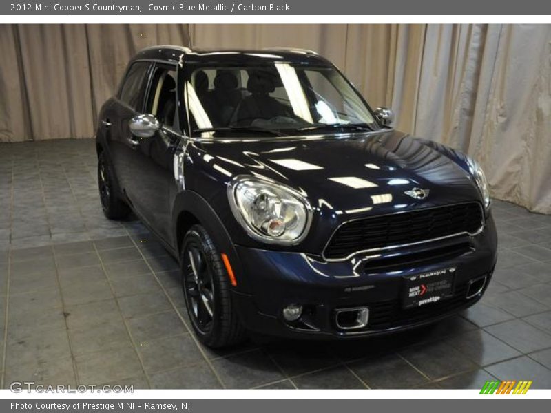 Cosmic Blue Metallic / Carbon Black 2012 Mini Cooper S Countryman