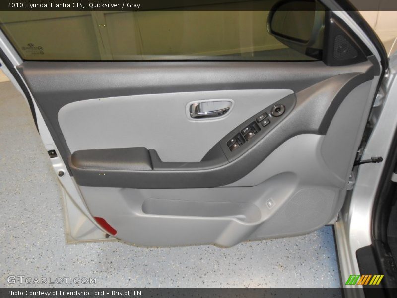 Quicksilver / Gray 2010 Hyundai Elantra GLS