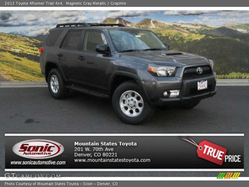 Magnetic Gray Metallic / Graphite 2013 Toyota 4Runner Trail 4x4