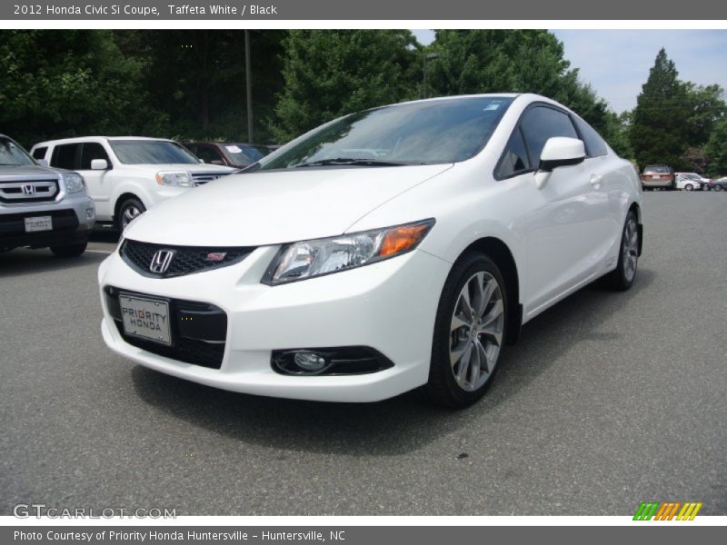 Taffeta White / Black 2012 Honda Civic Si Coupe
