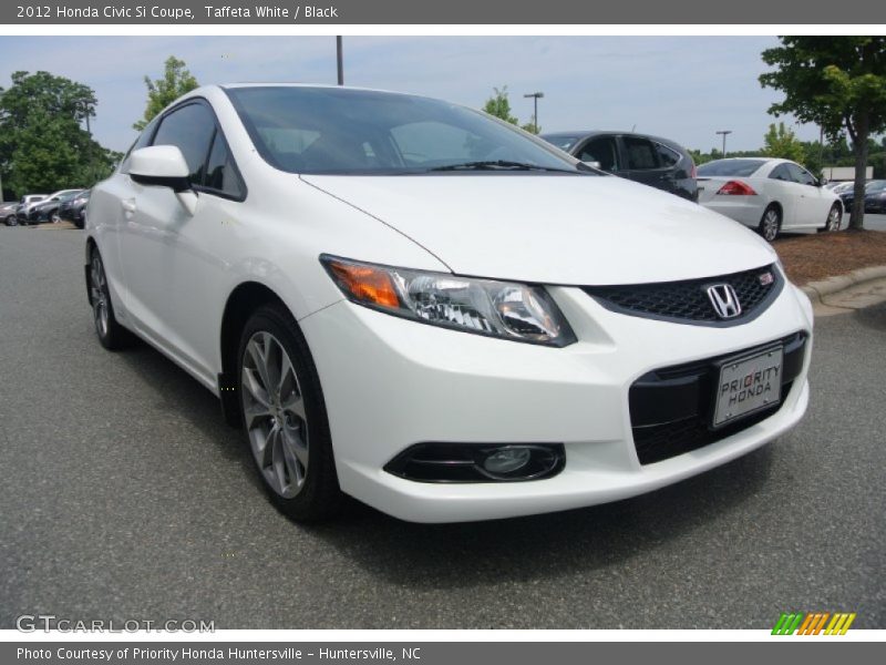 Taffeta White / Black 2012 Honda Civic Si Coupe
