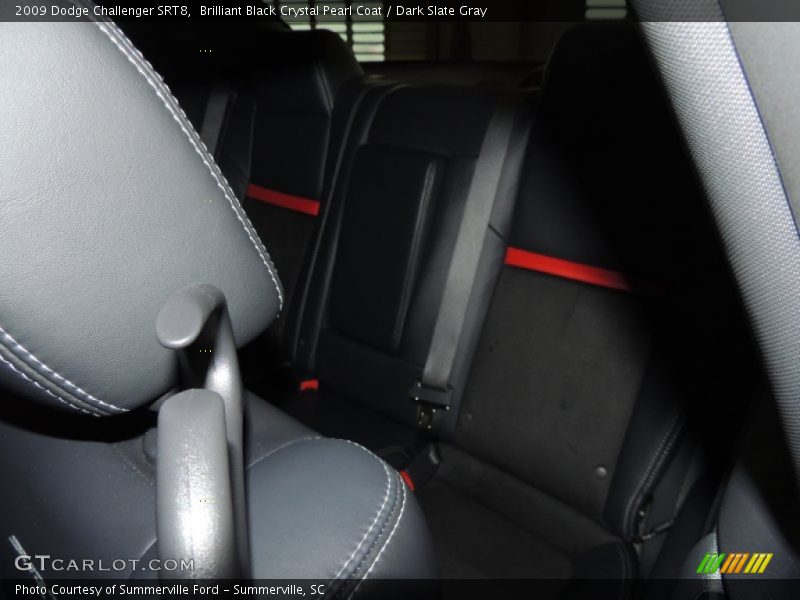 Brilliant Black Crystal Pearl Coat / Dark Slate Gray 2009 Dodge Challenger SRT8