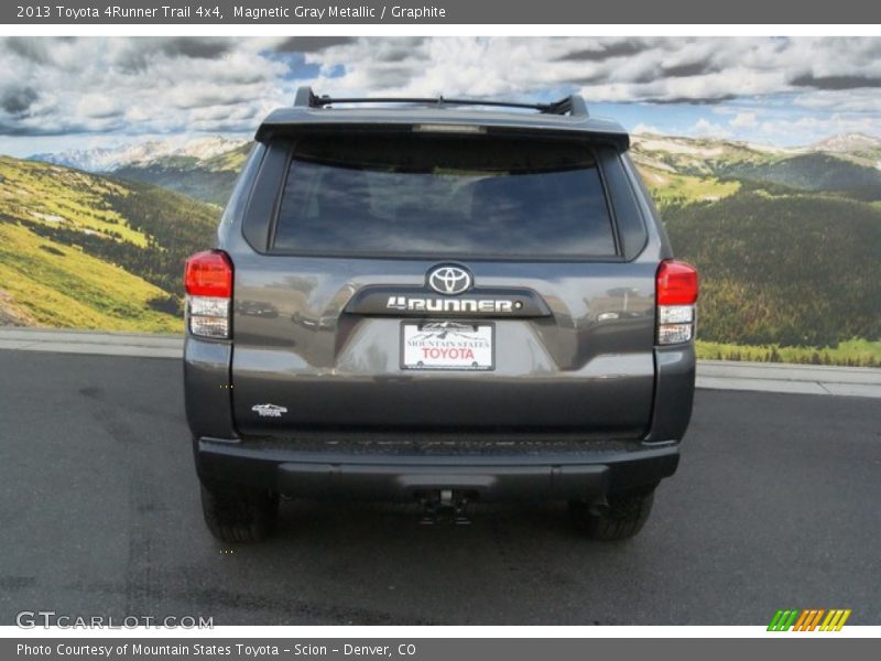 Magnetic Gray Metallic / Graphite 2013 Toyota 4Runner Trail 4x4