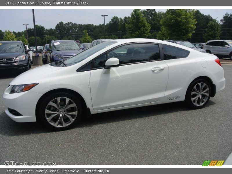 Taffeta White / Black 2012 Honda Civic Si Coupe