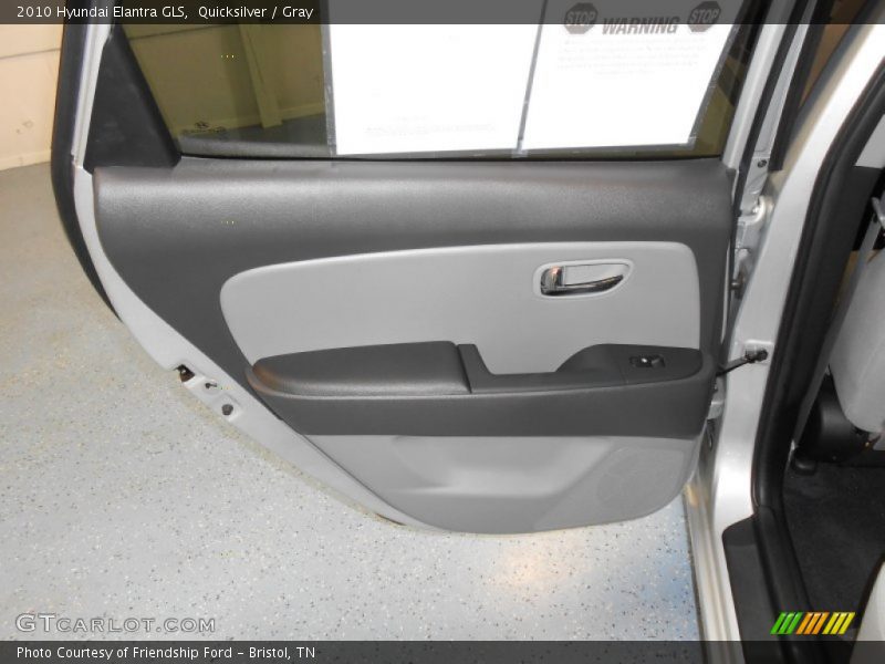 Quicksilver / Gray 2010 Hyundai Elantra GLS