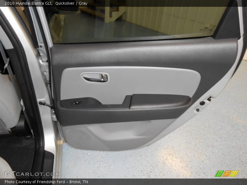 Quicksilver / Gray 2010 Hyundai Elantra GLS