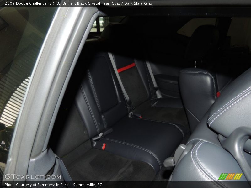 Brilliant Black Crystal Pearl Coat / Dark Slate Gray 2009 Dodge Challenger SRT8