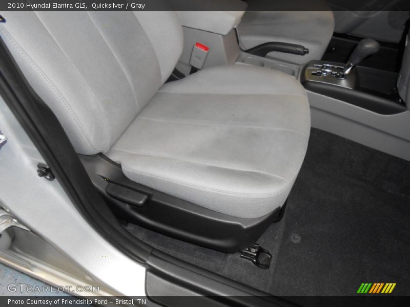 Quicksilver / Gray 2010 Hyundai Elantra GLS