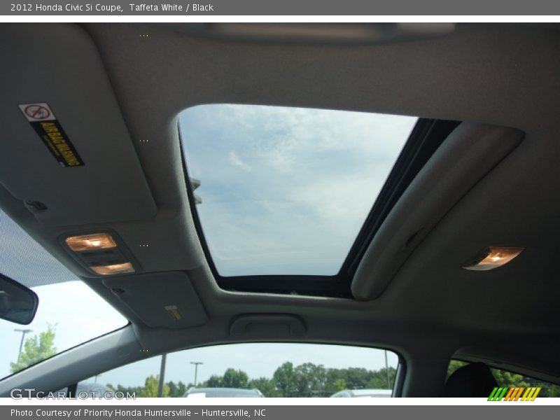 Taffeta White / Black 2012 Honda Civic Si Coupe