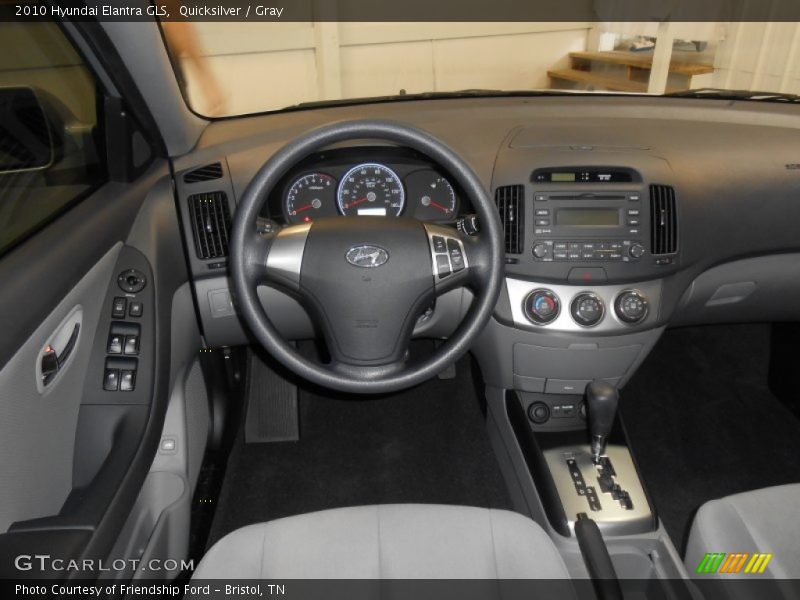Quicksilver / Gray 2010 Hyundai Elantra GLS