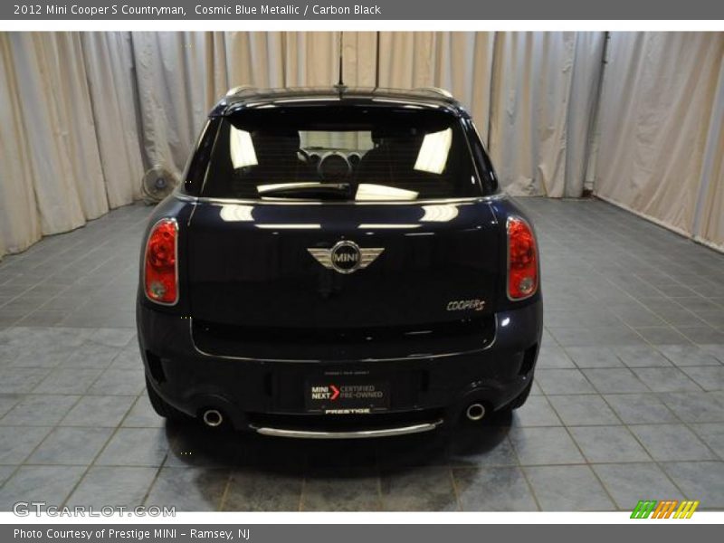 Cosmic Blue Metallic / Carbon Black 2012 Mini Cooper S Countryman