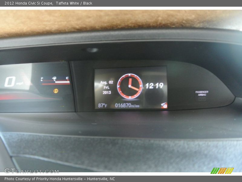 Taffeta White / Black 2012 Honda Civic Si Coupe