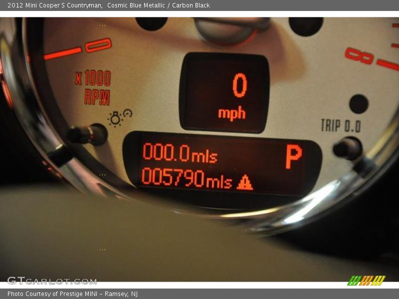 Cosmic Blue Metallic / Carbon Black 2012 Mini Cooper S Countryman