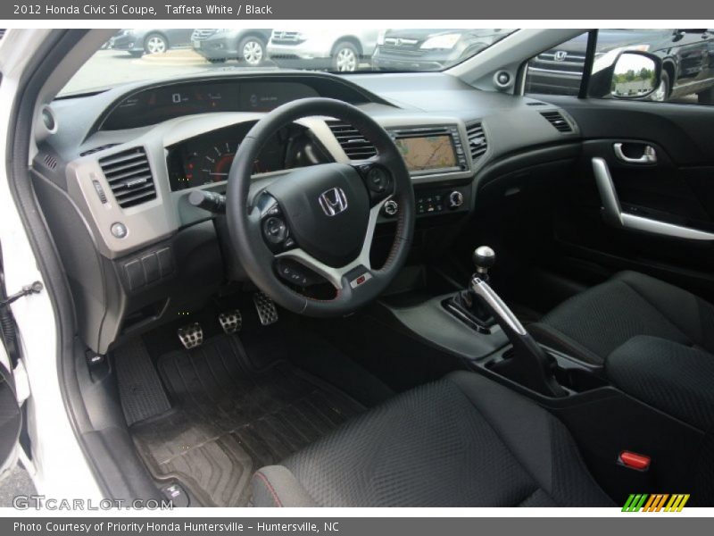 Taffeta White / Black 2012 Honda Civic Si Coupe