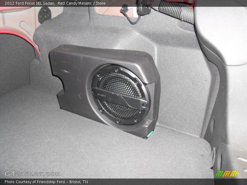 Red Candy Metallic / Stone 2012 Ford Focus SEL Sedan