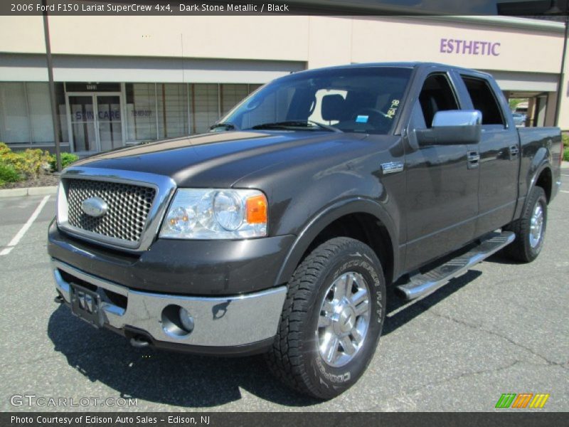 Dark Stone Metallic / Black 2006 Ford F150 Lariat SuperCrew 4x4