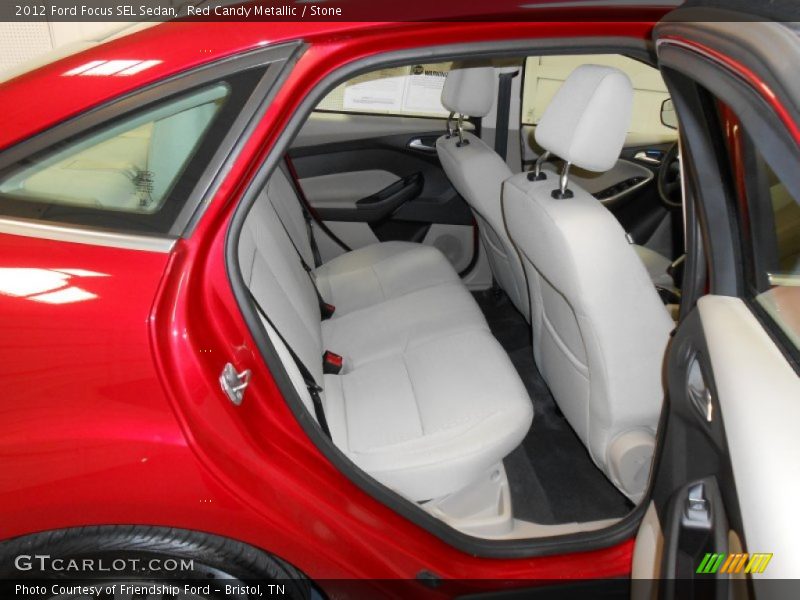 Red Candy Metallic / Stone 2012 Ford Focus SEL Sedan