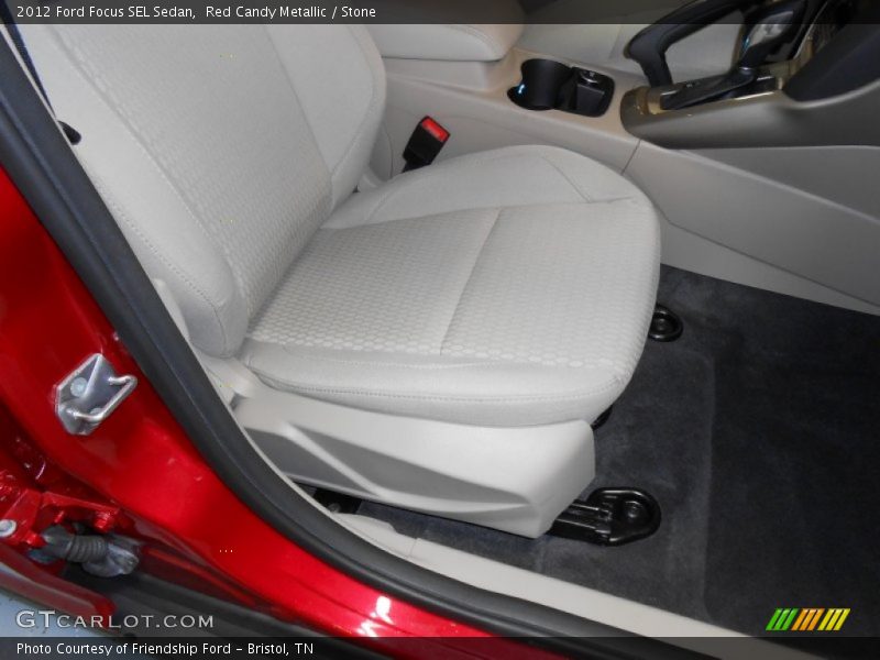 Red Candy Metallic / Stone 2012 Ford Focus SEL Sedan