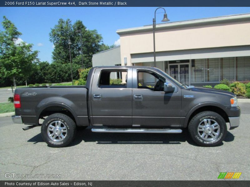 Dark Stone Metallic / Black 2006 Ford F150 Lariat SuperCrew 4x4