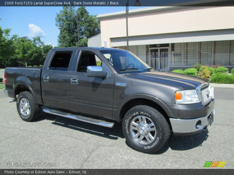 Dark Stone Metallic / Black 2006 Ford F150 Lariat SuperCrew 4x4