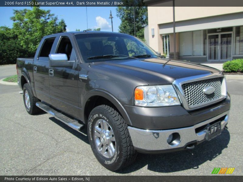 Dark Stone Metallic / Black 2006 Ford F150 Lariat SuperCrew 4x4