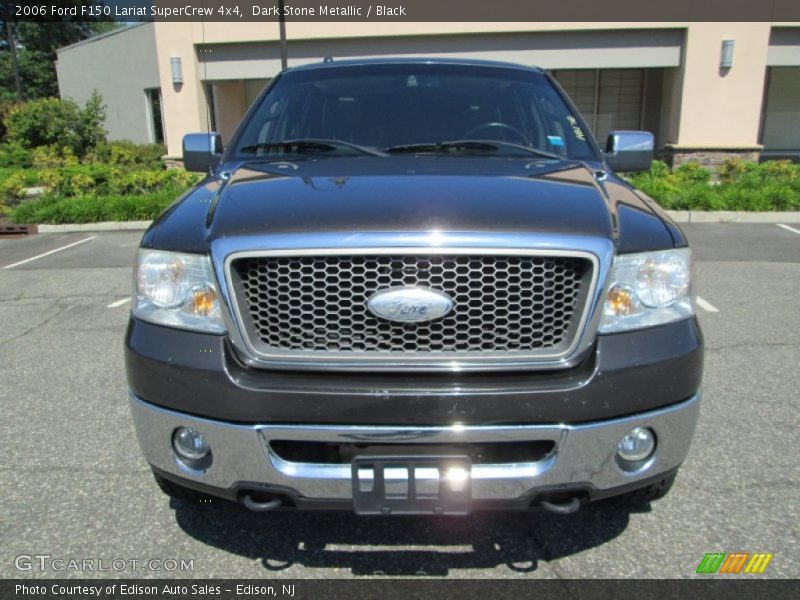Dark Stone Metallic / Black 2006 Ford F150 Lariat SuperCrew 4x4