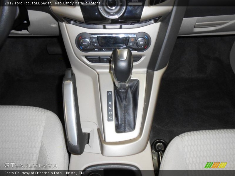 Red Candy Metallic / Stone 2012 Ford Focus SEL Sedan