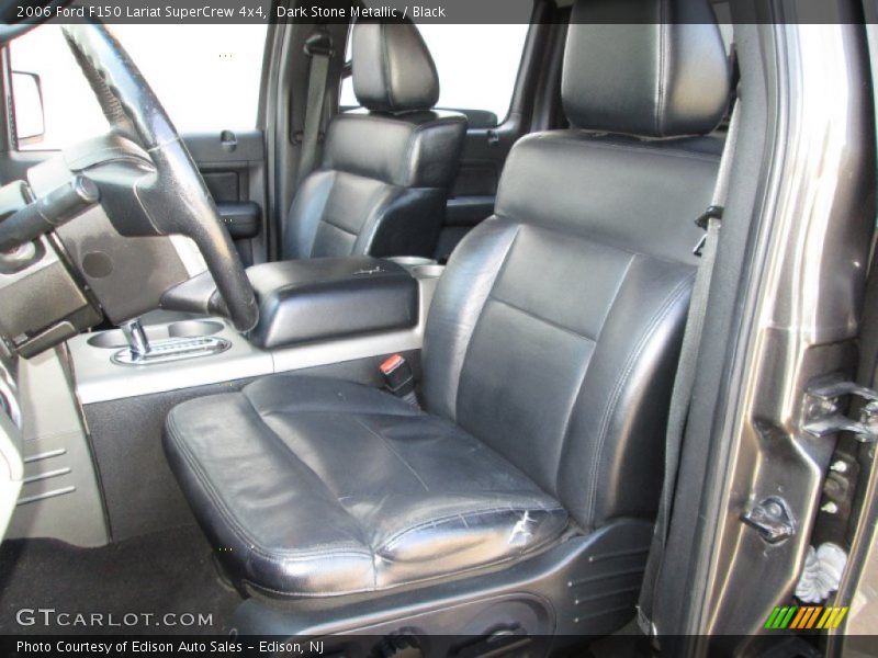 Dark Stone Metallic / Black 2006 Ford F150 Lariat SuperCrew 4x4