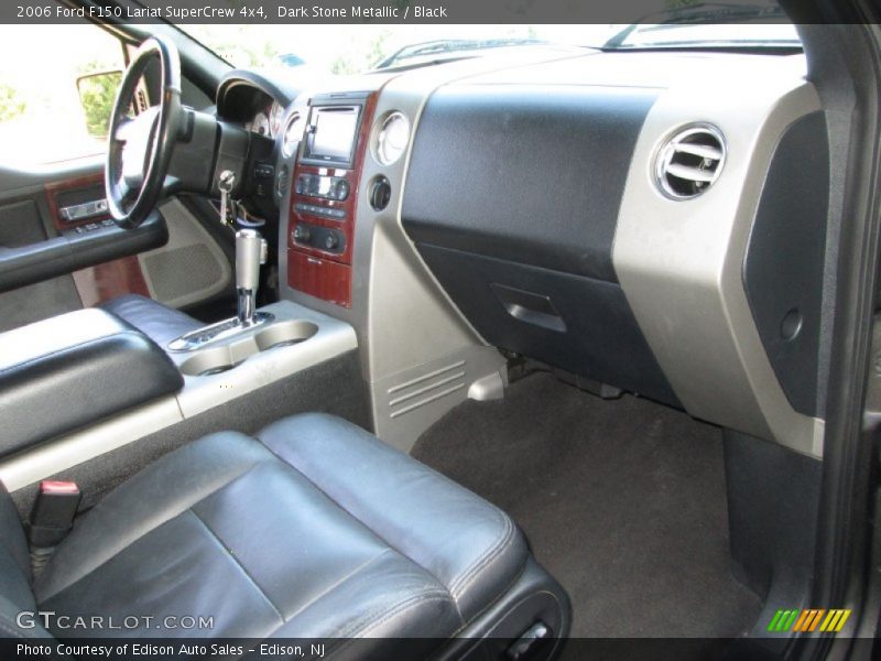 Dark Stone Metallic / Black 2006 Ford F150 Lariat SuperCrew 4x4