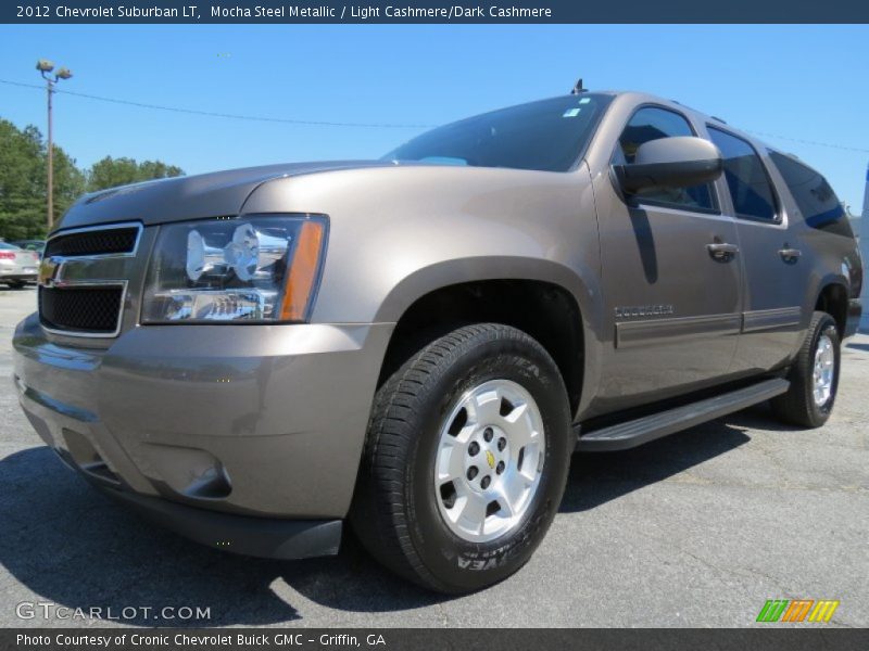 Mocha Steel Metallic / Light Cashmere/Dark Cashmere 2012 Chevrolet Suburban LT